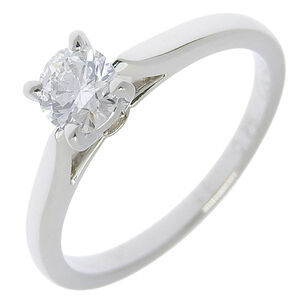 CARTIER Silver Diamond 1895 Ring